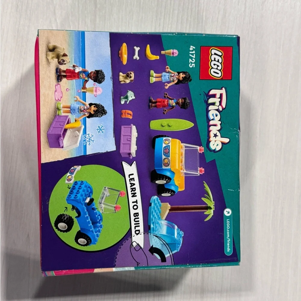 LEGO Friends Beach Buggy Fun 41725 Toy Building Kit 61 pcs NIB